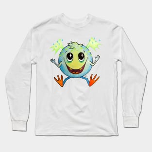 Blob With Wings Long Sleeve T-Shirt